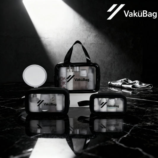 VaküOrganizers - 3-Piece Premium Travel Packing Set