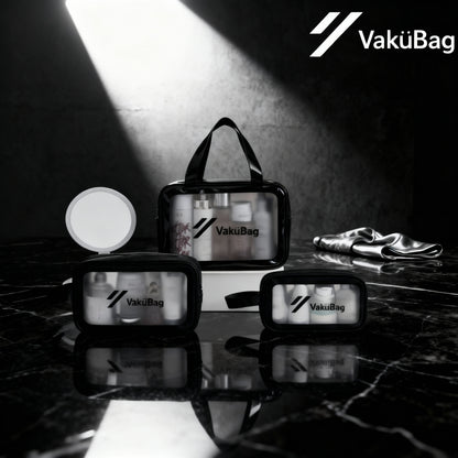VaküOrganizers - 3-Piece Premium Travel Packing Set