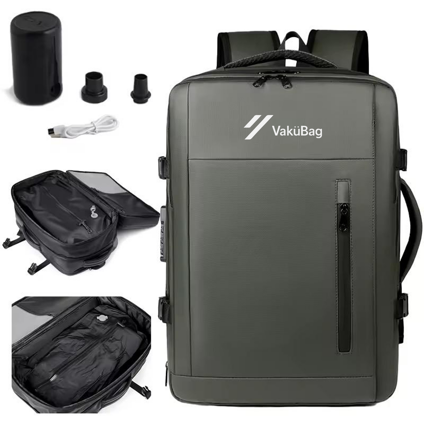 VaküBag™ Premium Vacuum Compression Travel Bag