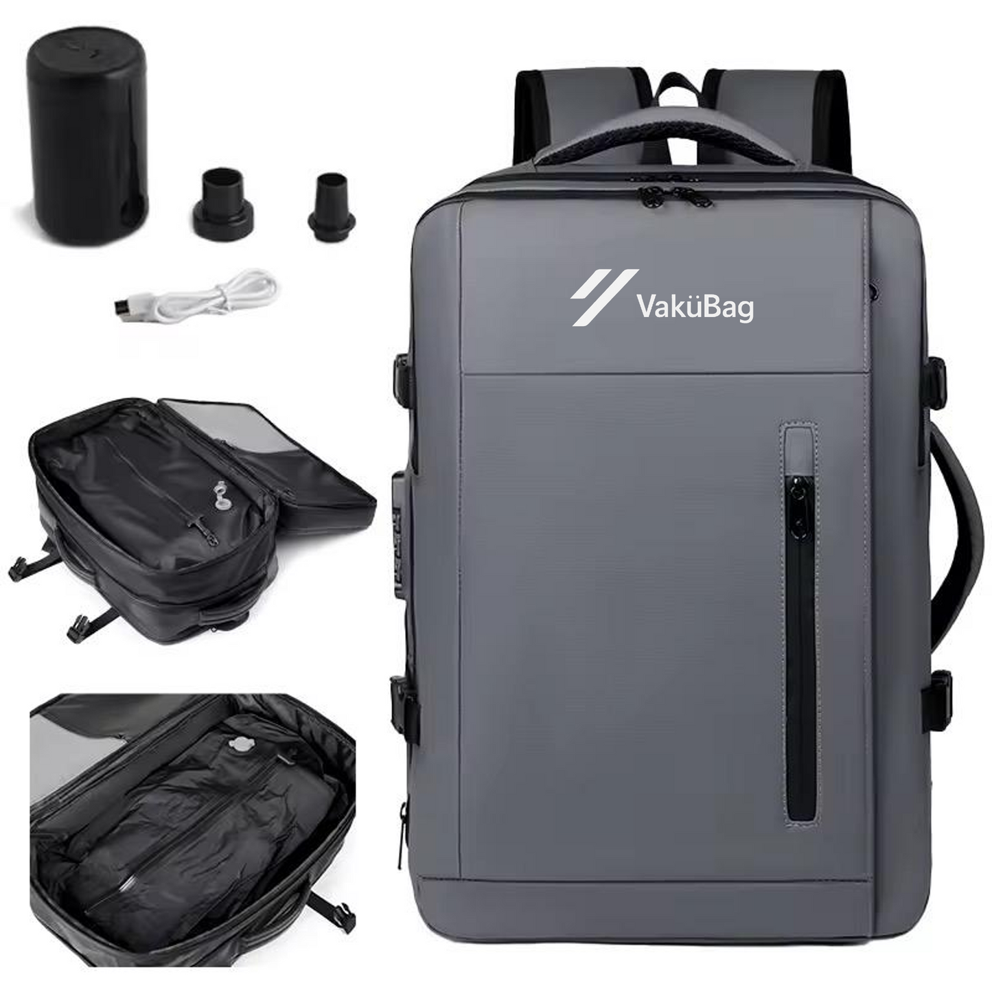 VaküBag™ Premium Vacuum Compression Travel Bag