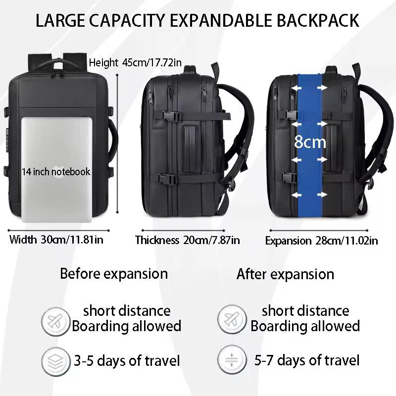 VaküBag™ Premium Vacuum Compression Travel Bag